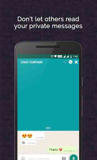Chat Curtain 1