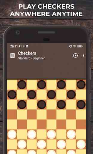Checkers - traditional board games 1