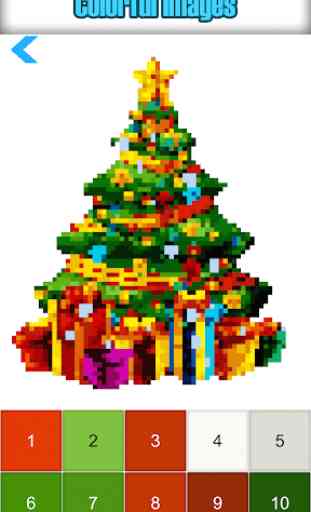 Christmas Color by Number Pixelart Sandbox Color 4