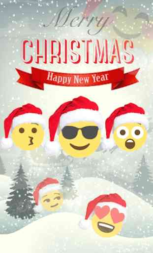 Christmas Emoji Funny Sticker 3