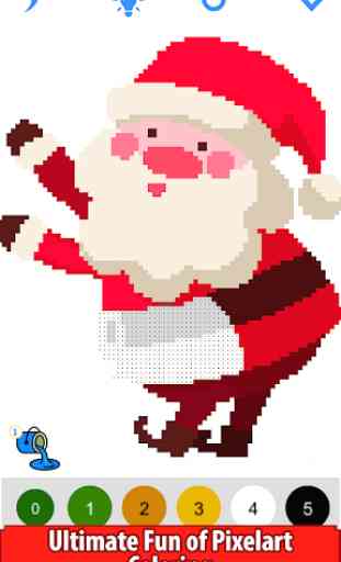Christmas Pixel Art: Sandbox Paint,Color By Number 3
