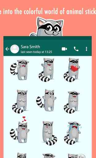 Cute Animal Stickers for WhatsApp, WAStickerApps 2