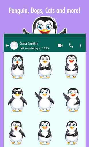 Cute Animal Stickers for WhatsApp, WAStickerApps 3