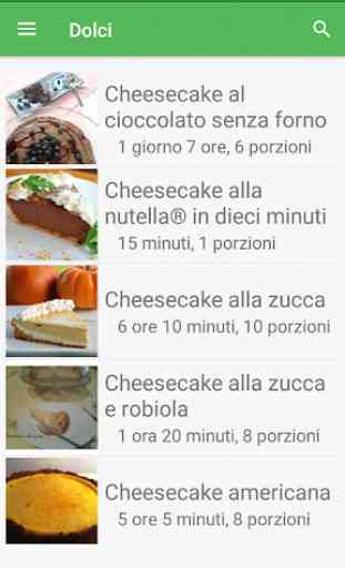 Dolci ricette di cucina gratis in italiano offline 2