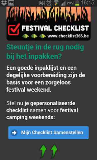 Festival Kalender Checklist (NL) 2