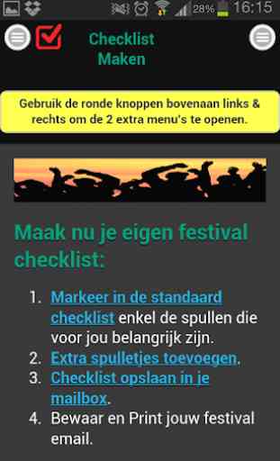 Festival Kalender Checklist (NL) 3