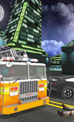 Fire Truck Rescue Driving Sim 3D 2