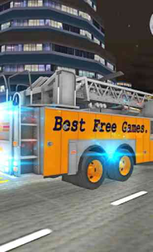 Fire Truck Rescue Driving Sim 3D 3