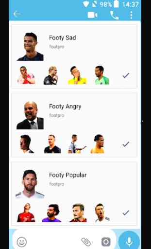 Football Players Stickers For Whatssapp 2