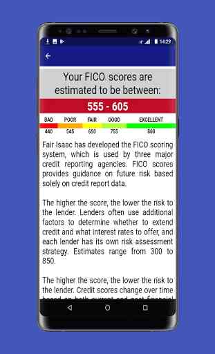 Free Credit Scores Estimator & Credit report check 2