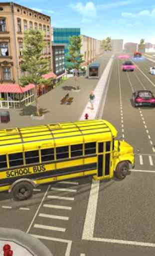 Giochi di guida di autobus scolastici: autista 1