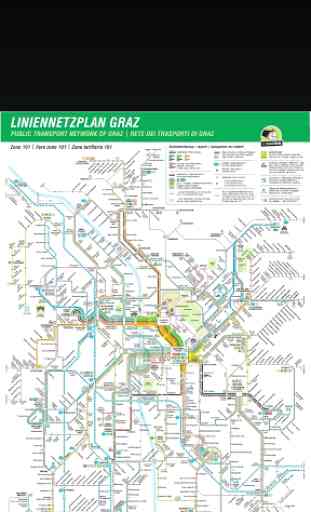 Graz Tram & Bus Map 1
