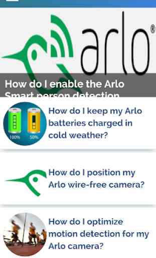 Guide for Arlo cameras 2