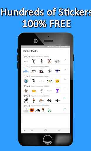 Gym Stickers for WhatsApp - WAStickerApps 3