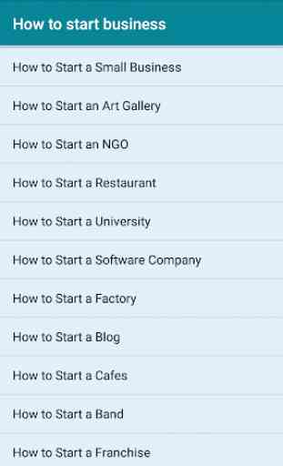How to start business 2
