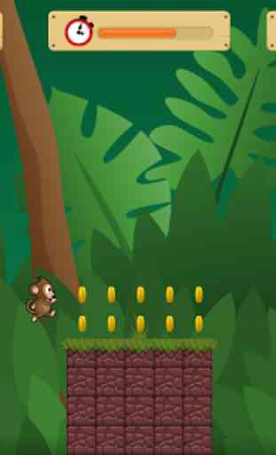Jungle Monkey Run Game: Free! (Runner with Levels) 2