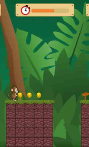 Jungle Monkey Run Game: Free! (Runner with Levels) 3