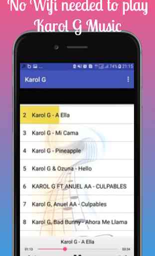 Karol G MP3 Free Offline Music No Internet No Data 2