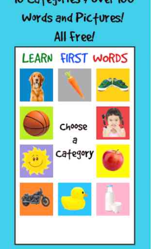 Learn First Words - Baby Flashcards 1