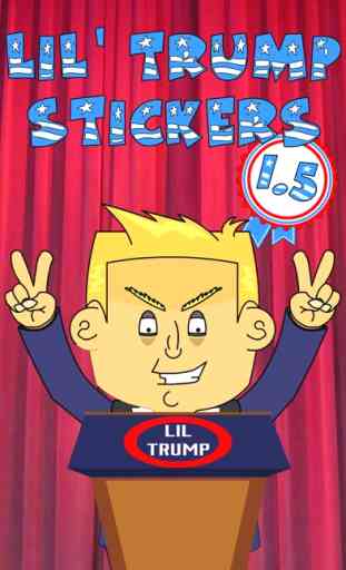Lil Donald Trump Stickers 1