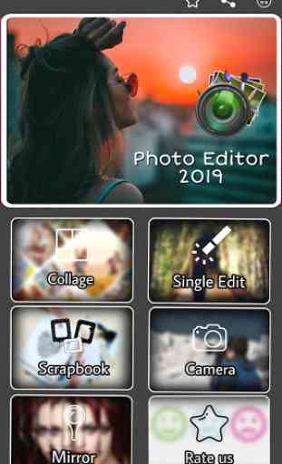 Photo Editor 2019 - Applicazione Collage Maker 1