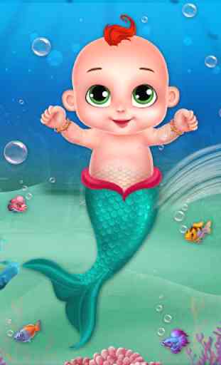 Poco Sirena Bambino Cura Oceano Mondo 2