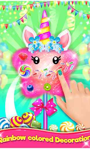 Rainbow Cotton Candy - Cooking Game 3