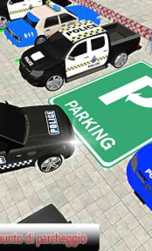Reale Polizia Auto Parcheggio Giochi 2