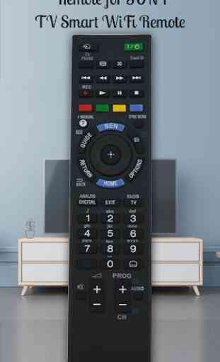 Remote for Sony TV Smart WiFi Remote 3