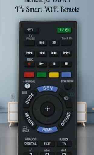 Remote for Sony TV Smart WiFi Remote 4