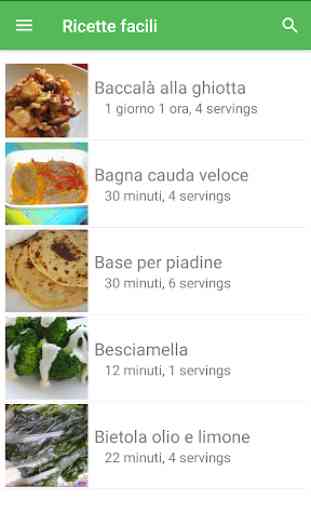 Ricette facili di cucina gratis italiano offline. 3