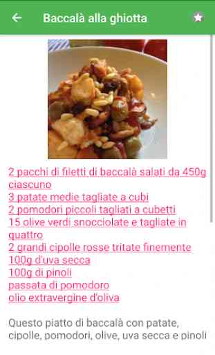 Ricette facili di cucina gratis italiano offline. 4