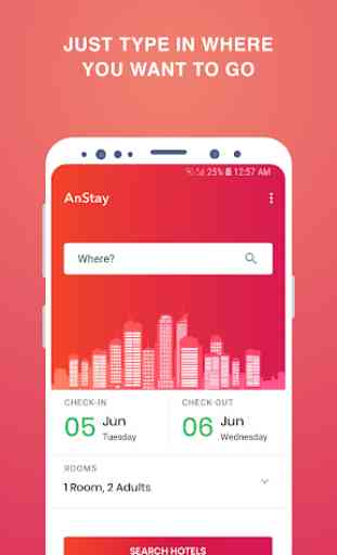 Search Hotels – AnStay - Online Hotel Booking App 1