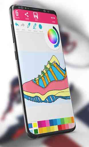 Sneakers Coloring Book - Scarpe da colorare 1
