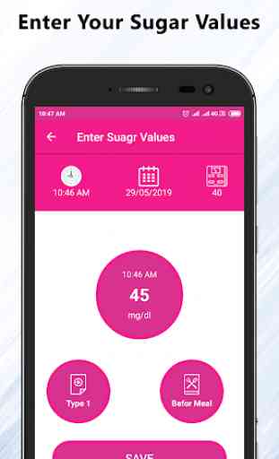 Sugar Tester App Info 1