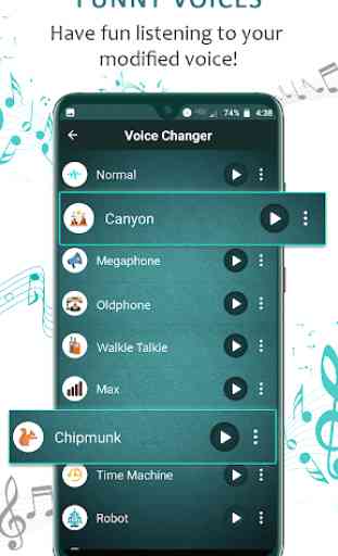 Voice Changer to Change Voice with Effects 1