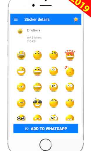 Adesivi per Whatsapp - Emoji, wastickerap, love 2