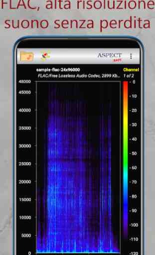 Aspect - Analizzatore di spettrogrammi di audio 3