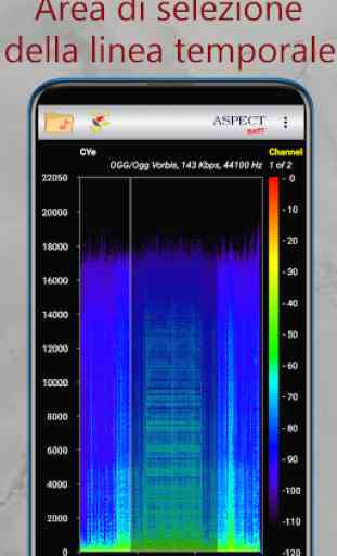 Aspect - Analizzatore di spettrogrammi di audio 4