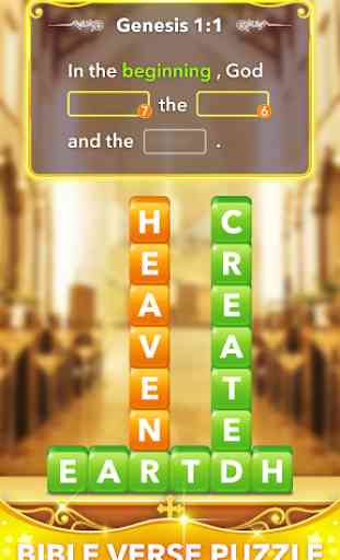 Bible Word Heaps - Connect the Stack Word Game 1