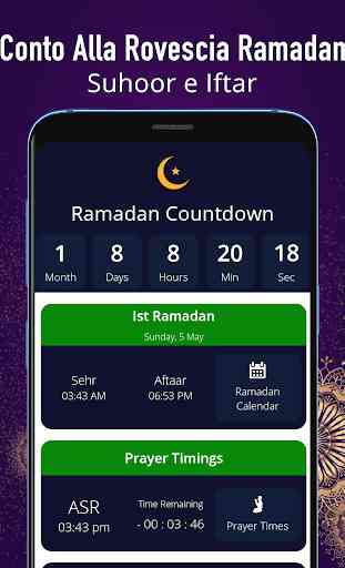 Calendario del Ramadan 2019 1
