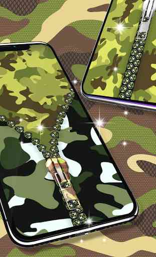 Camouflage zipper locker 4