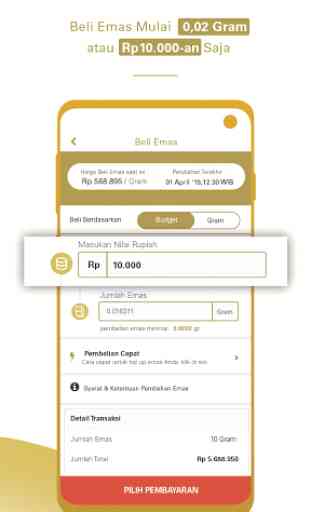 e-mas: Aplikasi jual beli & cek harga emas terkini 1