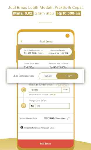 e-mas: Aplikasi jual beli & cek harga emas terkini 3