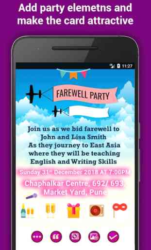 Farewell Party Invitation Maker 3