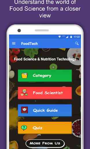 Food Science & Nutrition Technology - Food Tech 1