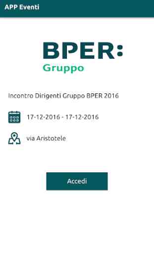 Gruppo BPER - APP Eventi 2