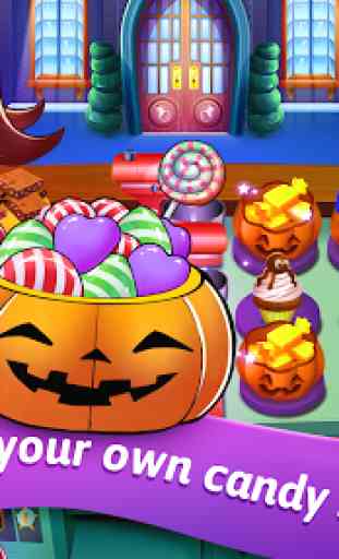 Halloween Candy Shop - Food Cooking Game 1