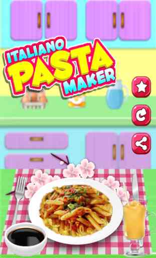 Italiano Pasta Maker - Kids Food Cooking Games 3