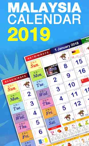 Kalendar 2019 Popular 1